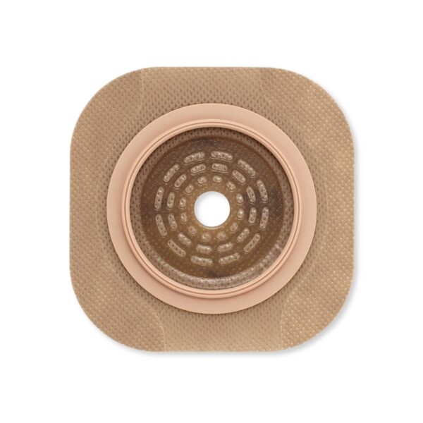 New Image™ Flat CeraPlus™ Extended Wear Ostomy Barrier with Tape Borders, 44mm Flange, 1-Inch Opening - Image 3