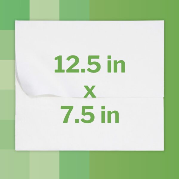 McKesson Flushable Wet Wipes XL Unscented – 48 Count Pack with Snap Lid for Personal Hygiene - Image 8