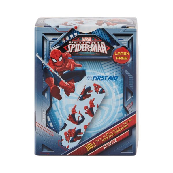 Stat Strip Spider-Man Adhesive Bandages, 3/4 x 3 Inch - Kid Friendly Wound Care - Image 2