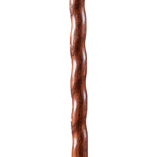 Brazos* Twisted Oak Trekker Handcrafted Walking Stick, 55-Inch, Red Oak with Traditional Handle and 250 lb Capacity - Image 3