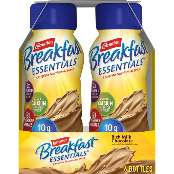 Carnation Breakfast Essentials? Chocolate Nutritional Drink, 8 oz - McK Brand - Image 6