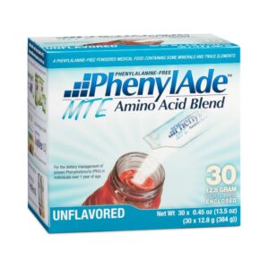 PhenylAde? MTE Amino Acid Blend for PKU - Phenylalanine-Free Oral Supplement, 12.8g Packets (30/Case)