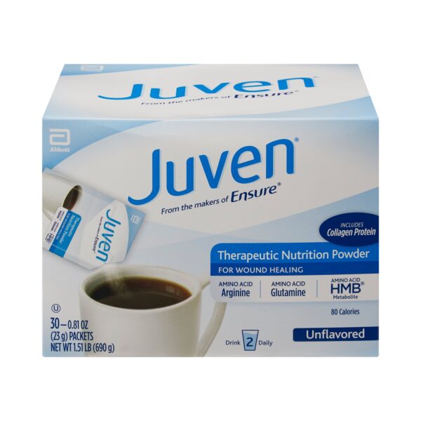 Juven? Arginine and Glutamine Therapeutic Nutrition Powder * Unflavored, 80 Calories, 30 Packets - Image 2