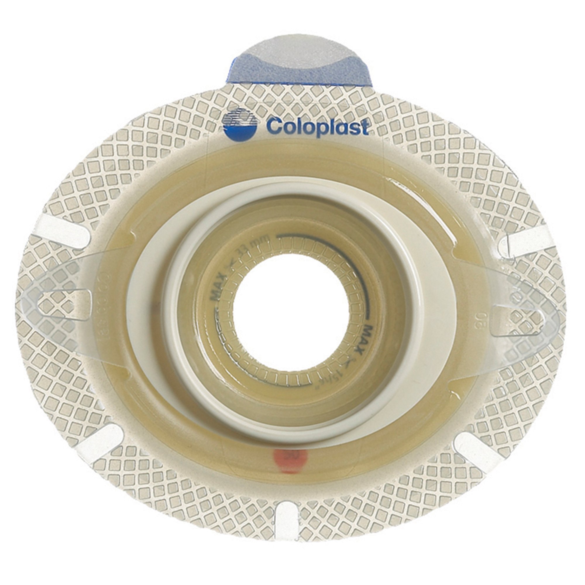 SenSura Click Xpro Flat Ostomy Barrier - Trim to Fit 10-45 mm with Double Layer Adhesive, Red Code System