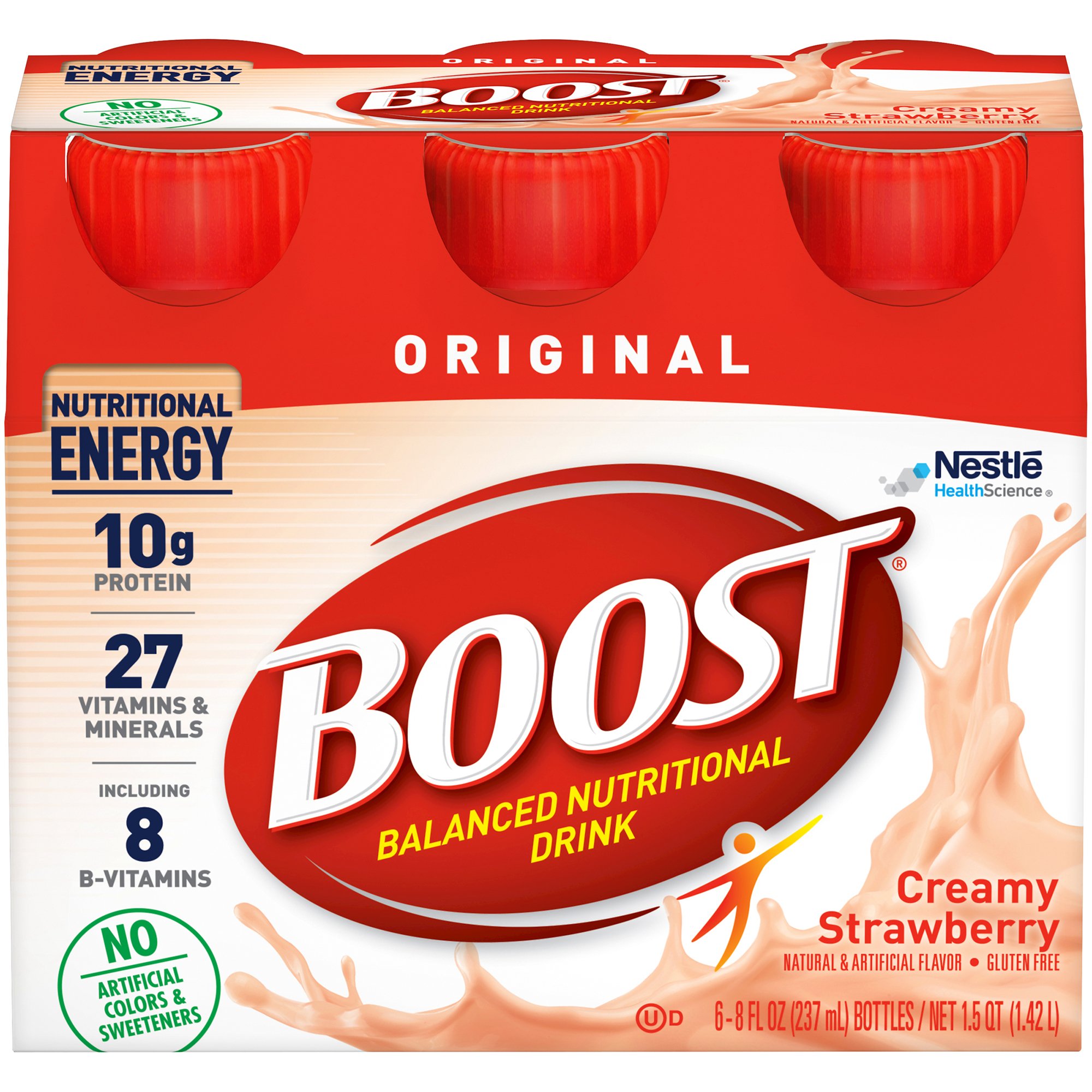 Boost? Original Strawberry Nutritional Drink - 8 oz Bottle, 6-Pack
