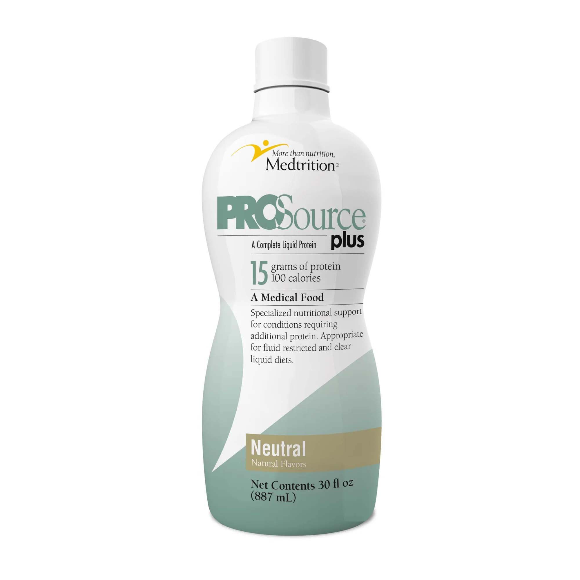 ProSource Plus Collagen and Whey Protein Liquid Supplement * 30 oz Bottle for Adults
