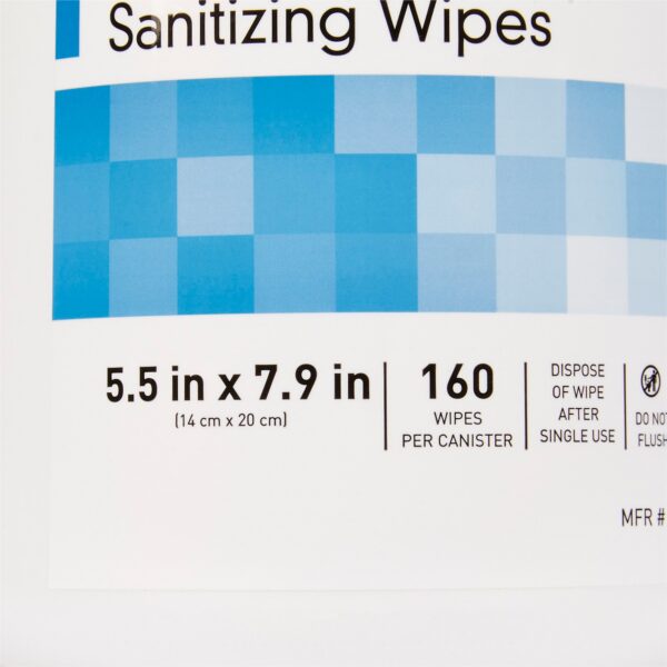 McKesson Instant Hand Sanitizing Wipes – 160 Count, Scented, 65.9% Ethyl Alcohol, Canister | Personal Hand Hygiene Solution - Image 6