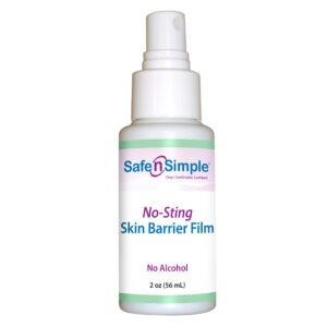 Safe n Simple™ Skin Barrier Film Spray Bottle – No-Sting, 2 oz. Protects Skin for Ostomy Care