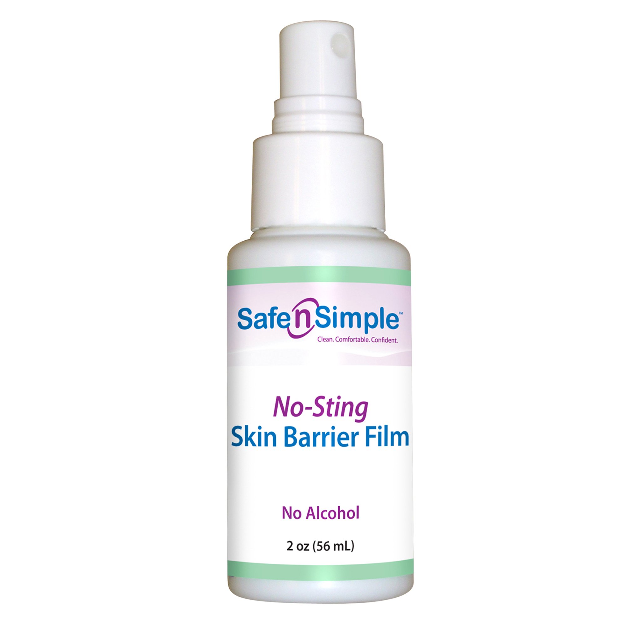 Safe n Simple™ Skin Barrier Film Spray Bottle – No-Sting, 2 oz. Protects Skin for Ostomy Care