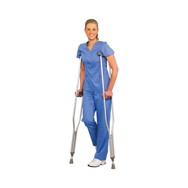 PremierPro* Underarm Crutches for Adults, 45-53 Inches Height Range, 300 lb Capacity - Image 2