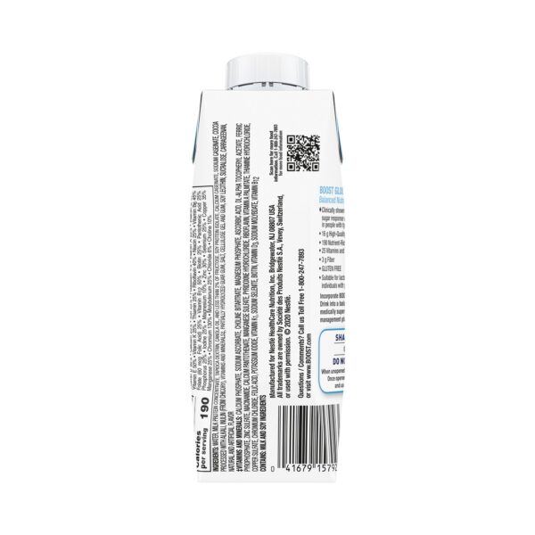 Boost Glucose Control Chocolate Nutritional Drink - 8 oz. Carton - Image 2
