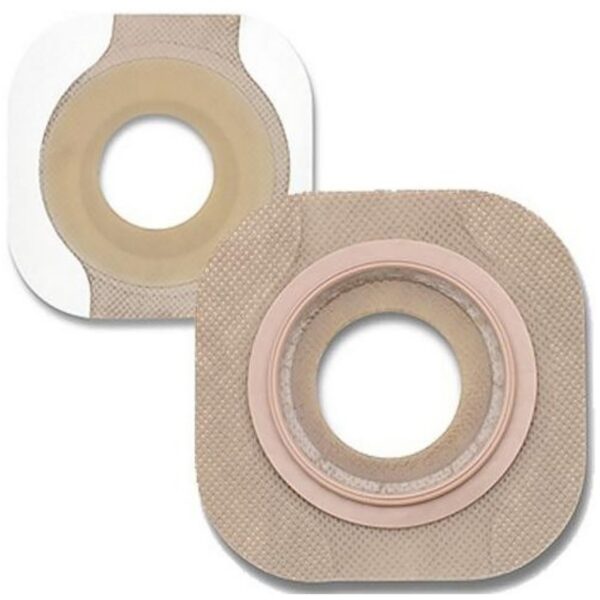 New Image™ Flextend™ Flat Ostomy Barrier with Floating Flange, 44mm Flange, 1-1/4 Inch Opening - Image 3