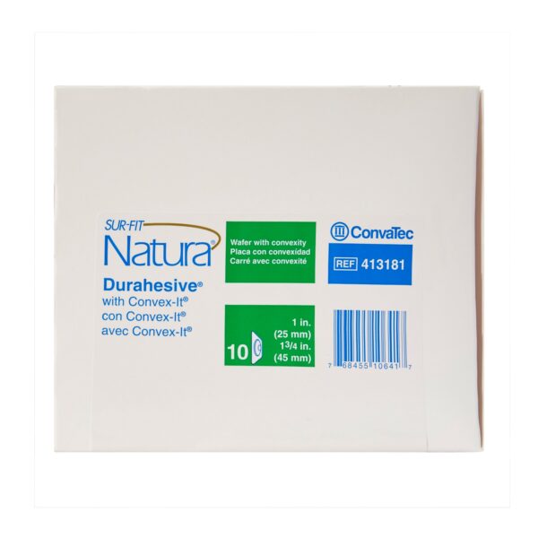 Sur-Fit Natura® Two-Piece Durahesive® Skin Barrier with 70mm Flange and 1-Inch Opening - Image 4