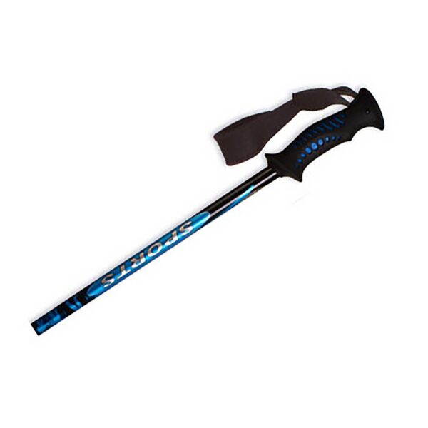 Alex Orthopedic MP-80022 Telescopic Hiker Adjustable Cane with Contoured Plastic Grip, Blue - Image 3