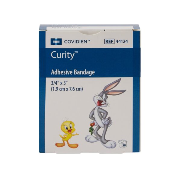 Curity* Looney Tunes Kids' Adhesive Bandages 3/4 x 3 Inches - Sterile, Assorted Designs - Image 2
