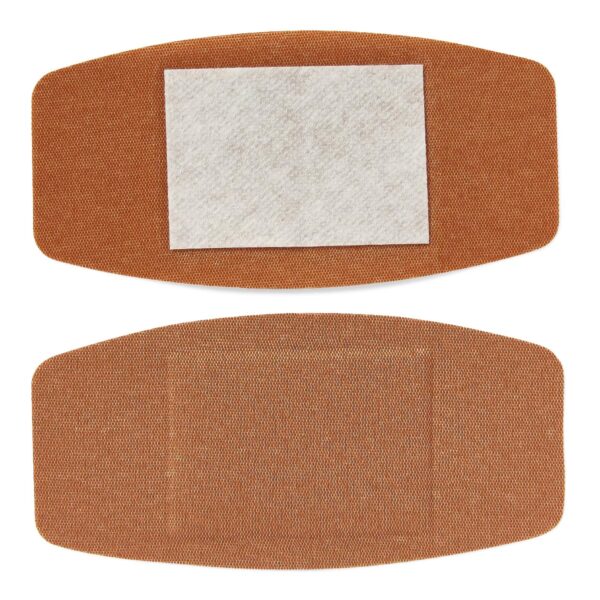 Curad? Flex-Fabric Tan Adhesive Strip 2 x 4 Inch - Sterile, Latex-Free Wound Bandage - Image 3
