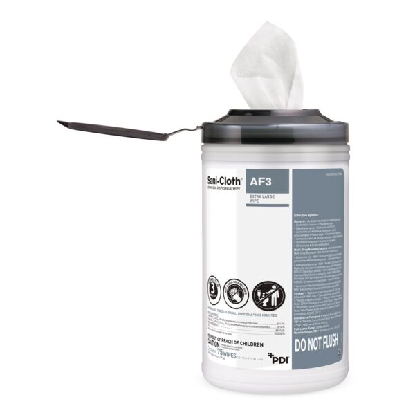 Sani-Cloth AF3 Germicidal Extra Large Disinfectant Wipes - 75 Count - Image 4