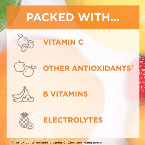 Emergen-C Daily Immune Support Drink Mix - Tangerine Flavor, 30 Packets - Image 4