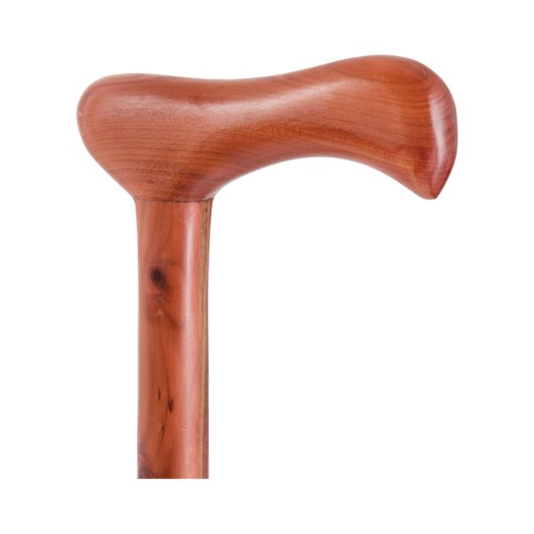 Brazos* Twisted Red Cedar Cane with T-Handle * 37-Inch Mobility Aid - Image 2