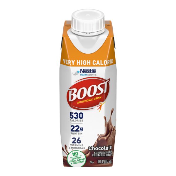 Boost? Very High Calorie Chocolate Nutritional Drink - 8 oz Reclosable Carton - Image 3
