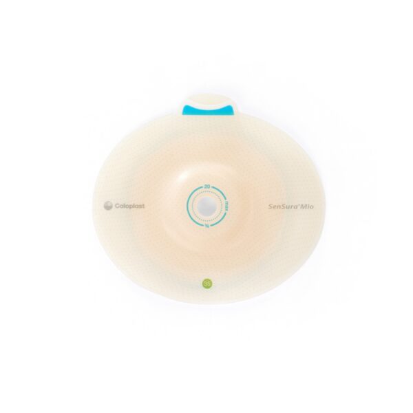 SenSura® Mio Flex Convex Light Ostomy Barrier, Trim to Fit 15–30 mm, Red Match - Image 2