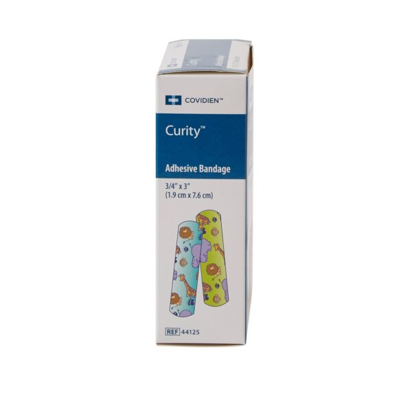 Curity* Zoo Design Adhesive Bandages, 3/4 x 3 Inch - Kid-Friendly Plastic Wound Care - Image 4