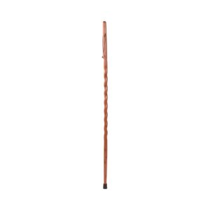 Brazos* Twisted Cedar 55-Inch Handcrafted Walking Stick with Traditional Handle