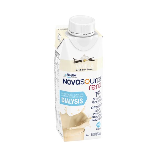Novasource? Renal Vanilla Formula for Dialysis Patients - 8 oz Carton, 24/Case - Image 4