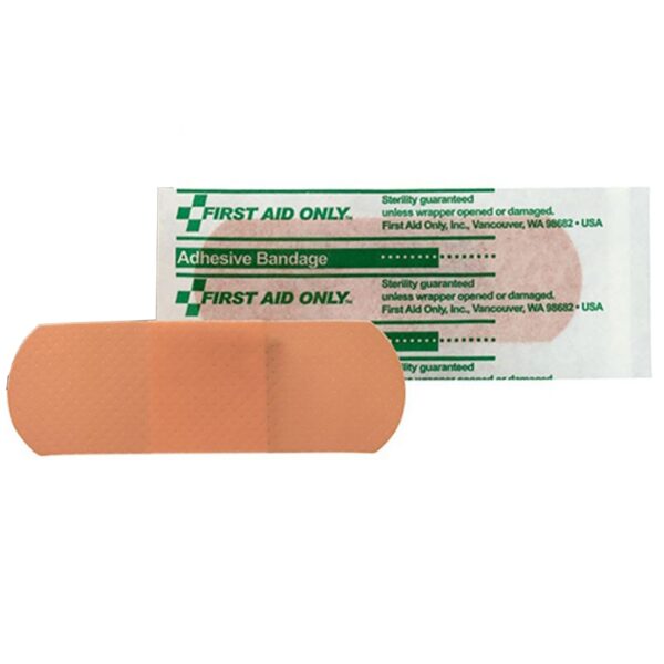 First Aid Only* Tan Adhesive Bandage, 1 x 3 Inches - Pack of 16 - Image 3