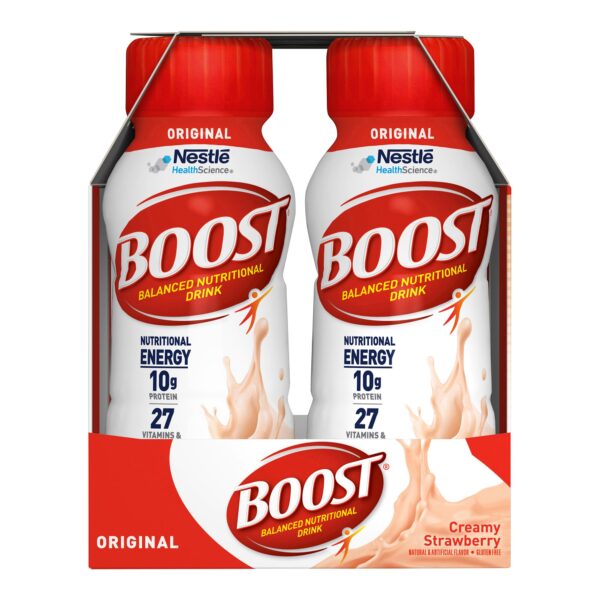 Boost Original Strawberry Nutritional Drink - 8 oz Bottle | Protein & Bone Support - Image 4