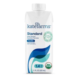 Kate Farms Standard 1.4 Vanilla High-Calorie Liquid Nutrition Formula - 11 oz Carton