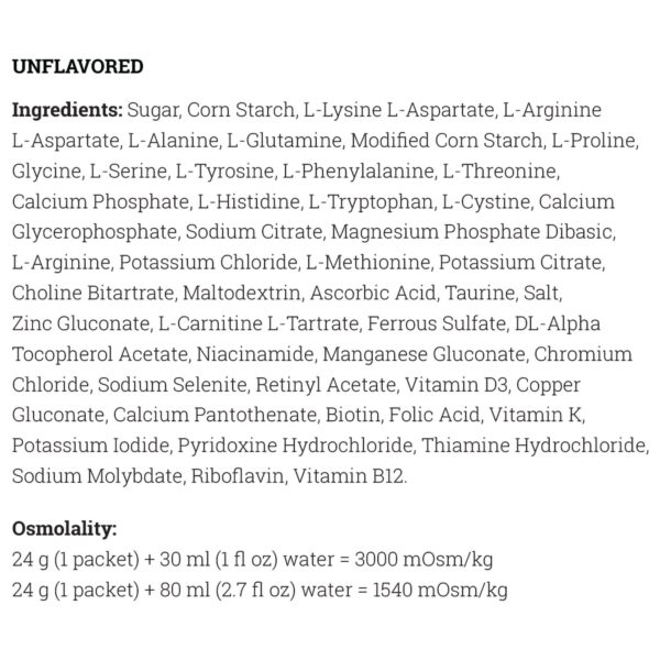 MSUD Gel* Unflavored Dietary Supplement for MSUD Management - 10g Protein Equivalent per Packet - Image 2