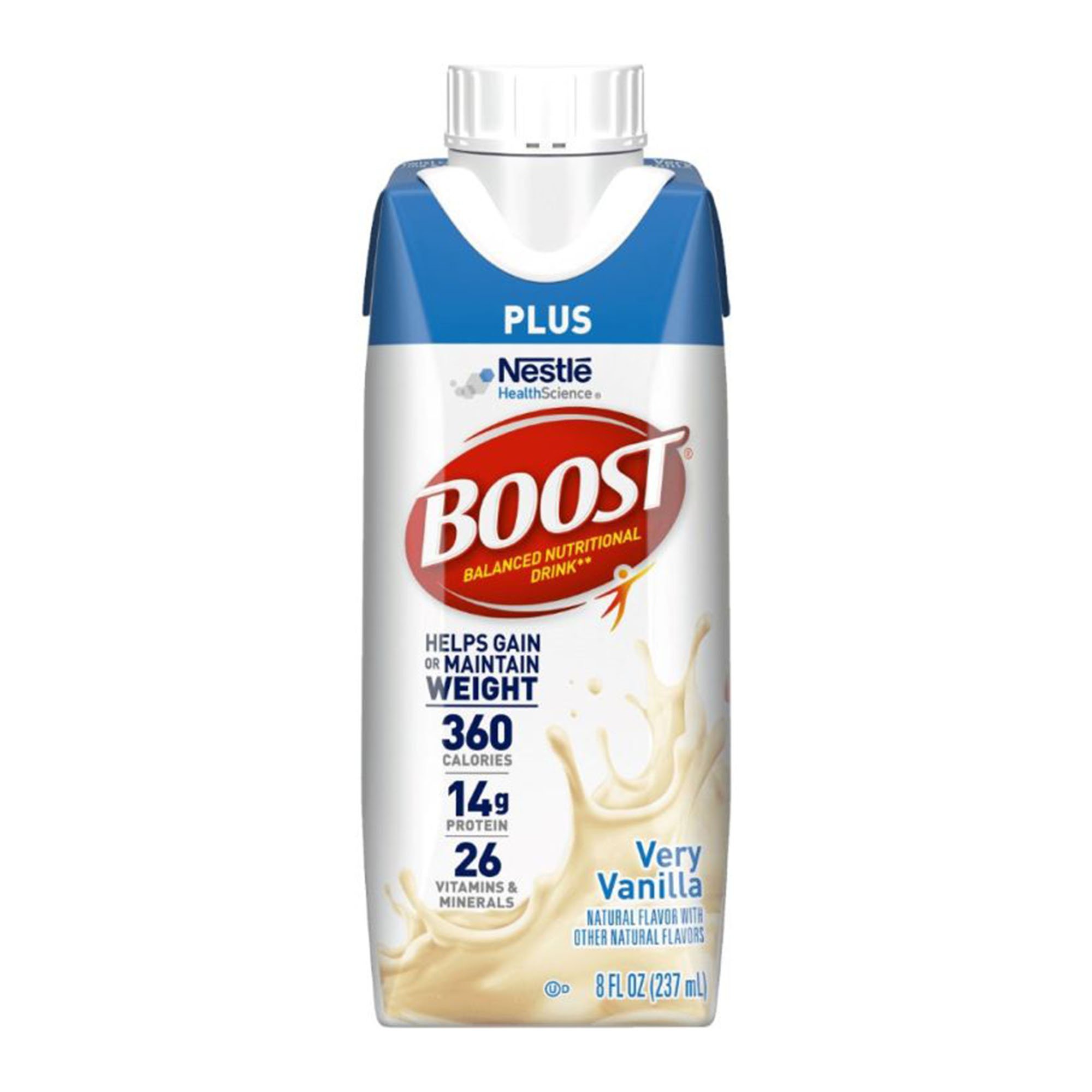 Boost Plus Strawberry Nutritional Drink, 8 oz Bottle by Boost