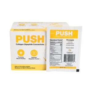 PUSH Collagen Dipeptide Concentrate with Pineapple Flavor * Supports Wound Healing and Skin Recovery