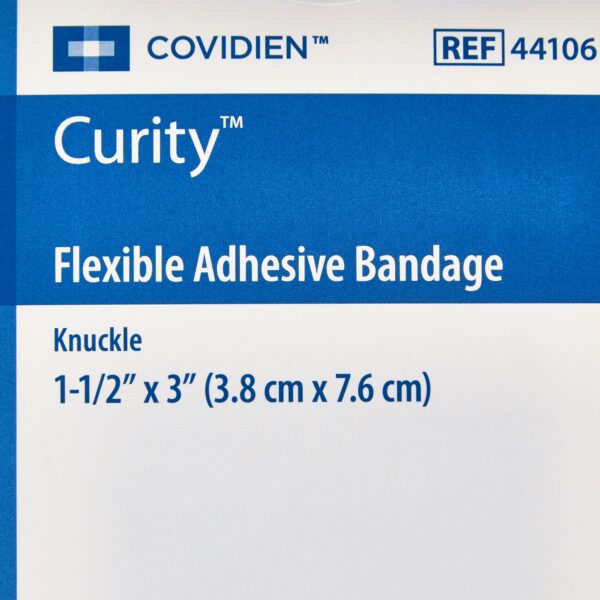 Curity* Adhesive Knuckle Bandages - 1? x 3 Inch, Durable Fabric with Strong Adhesive - Image 5