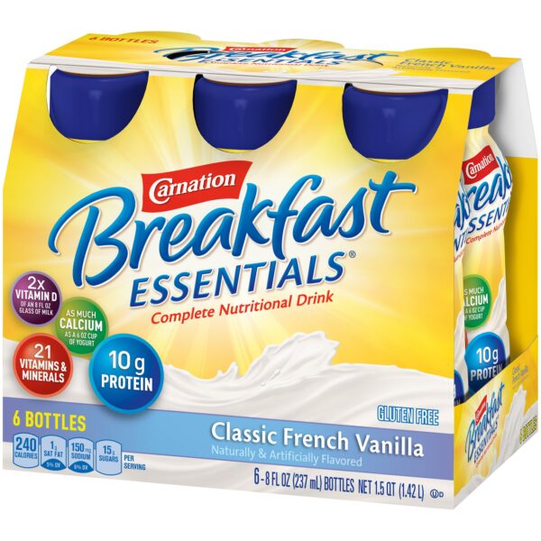 Carnation Breakfast Essentials Vanilla Nutritional Drink, 8 oz * Ready-to-Drink Protein Supplement by Carnation - Image 6