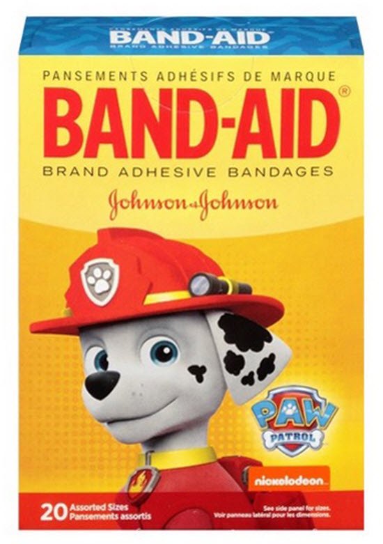 Band-Aid? Kid Design Paw Patrol Adhesive Bandages * Assorted Sizes for Minor Wounds