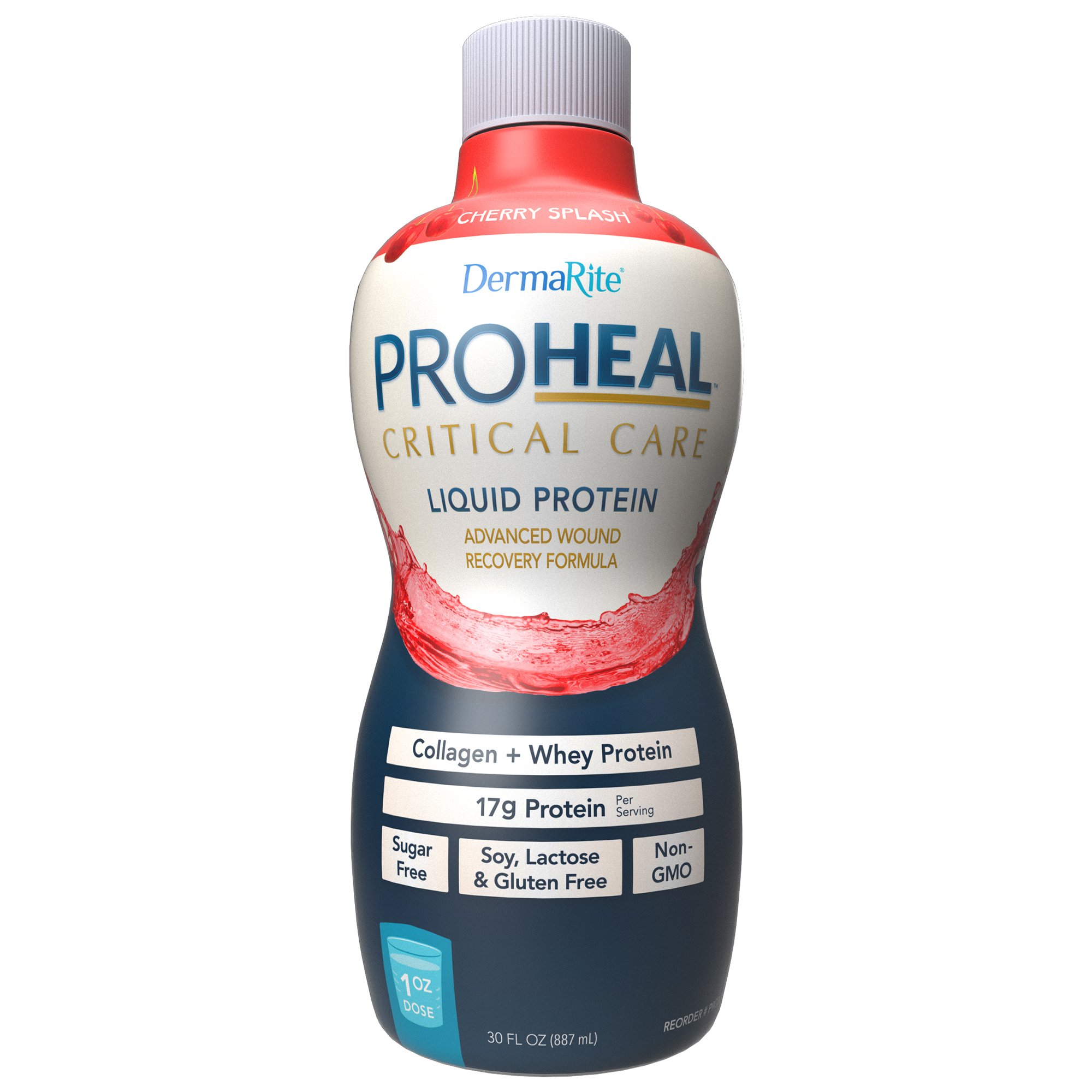 ProHeal* Critical Care Cherry Splash Liquid Protein Wound Recovery Formula - 30 oz Bottle