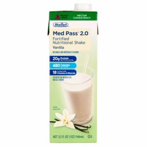 Med Pass? 2.0 Vanilla Nutritional Supplement - 32 oz Liquid Shake for Adults with Vitamin & Mineral Fortification