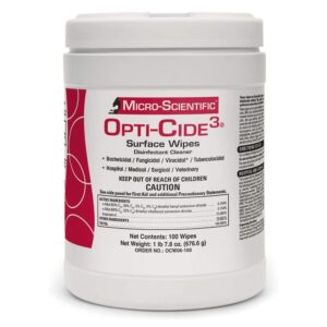 Opti-Cide3® Surface Disinfectant Cleaner Wipes – 100 Count Canister