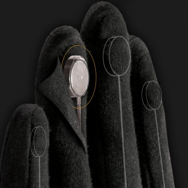 Intellinetix® Arthritis Vibrating Gloves - Small, Black - Vibration Therapy for Pain Relief and Improved Circulation - Image 4