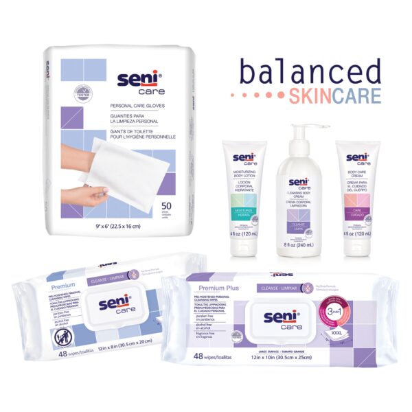 Seni® Care Premium Personal Cleansing Wipes - 12 x 8 Inch, 48 Count - Image 2