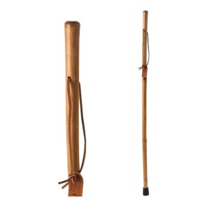 Brazos* Iron Bamboo Rustic Walking Stick, 58 Inch, Red Bamboo