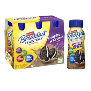 Carnation Breakfast Essentials Cookies N Creme Nutritional Drink - 8 oz. Bottles (Case of 24) by Carnation