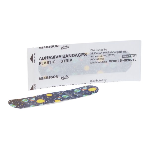 McKesson Kids* Kid Design (Assorted Prints) Adhesive Bandage, 3/4 x 3 Inches - Image 2