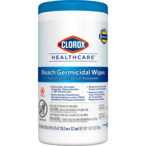 Clorox Healthcare Bleach Germicidal Wipes Canister – 150 Count