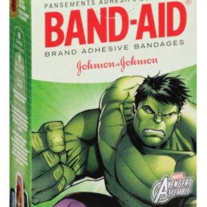Band-Aid Kid Design Avengers Adhesive Bandages Assorted Sizes - 20 Count