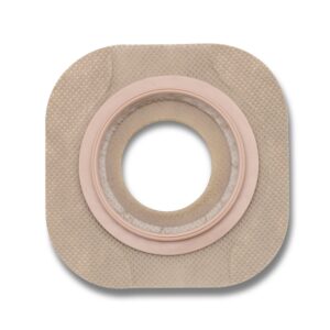 New Image™ FlexWear™ Colostomy Barrier with 1 1/8 Inch Opening and Floating Flange - 44 mm Flange, Precut Hydrocolloid Skin Barrier