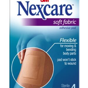 Nexcare* Tan Adhesive Bandage Strip, 3 x 4 Inches - Pack of 4