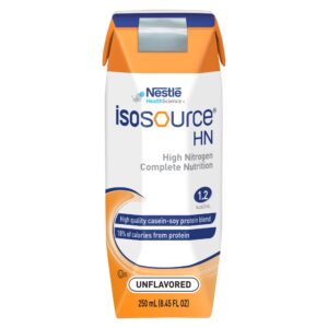 Nestle Isosource HN Tube Feeding Formula - 8.45 oz. Carton, Nutritionally Complete Liquid Nutrition for Adults